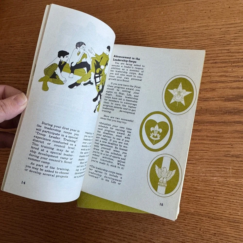Boy Scouts‎ of America Vintage Leadership Corps Troop Committee Handbook Set